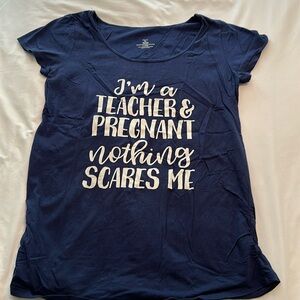 Teacher maternity t-shirt